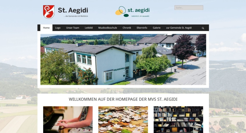 neue Website Volksschule