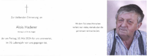 Haderer Alois 10052024
