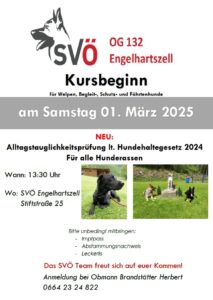 Kursbeginn Fruehling 2025