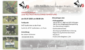 Alltagstauglichkeitsprüfung Juni 2025 SVÖ Taufkirchen