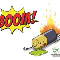 Brandgefahr durch Batterien