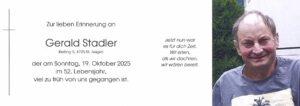 Gerald Stadler 19.10.2025