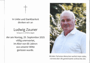 Ludwig Zauner 29.09.2025
