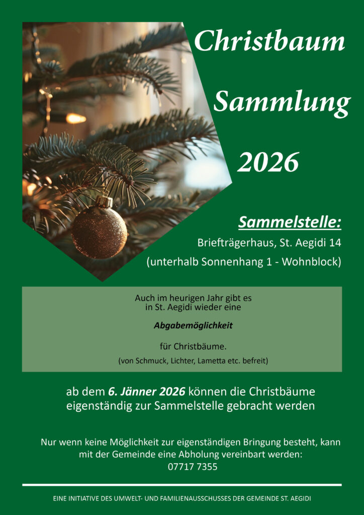 Christbaumentsorgung 2025