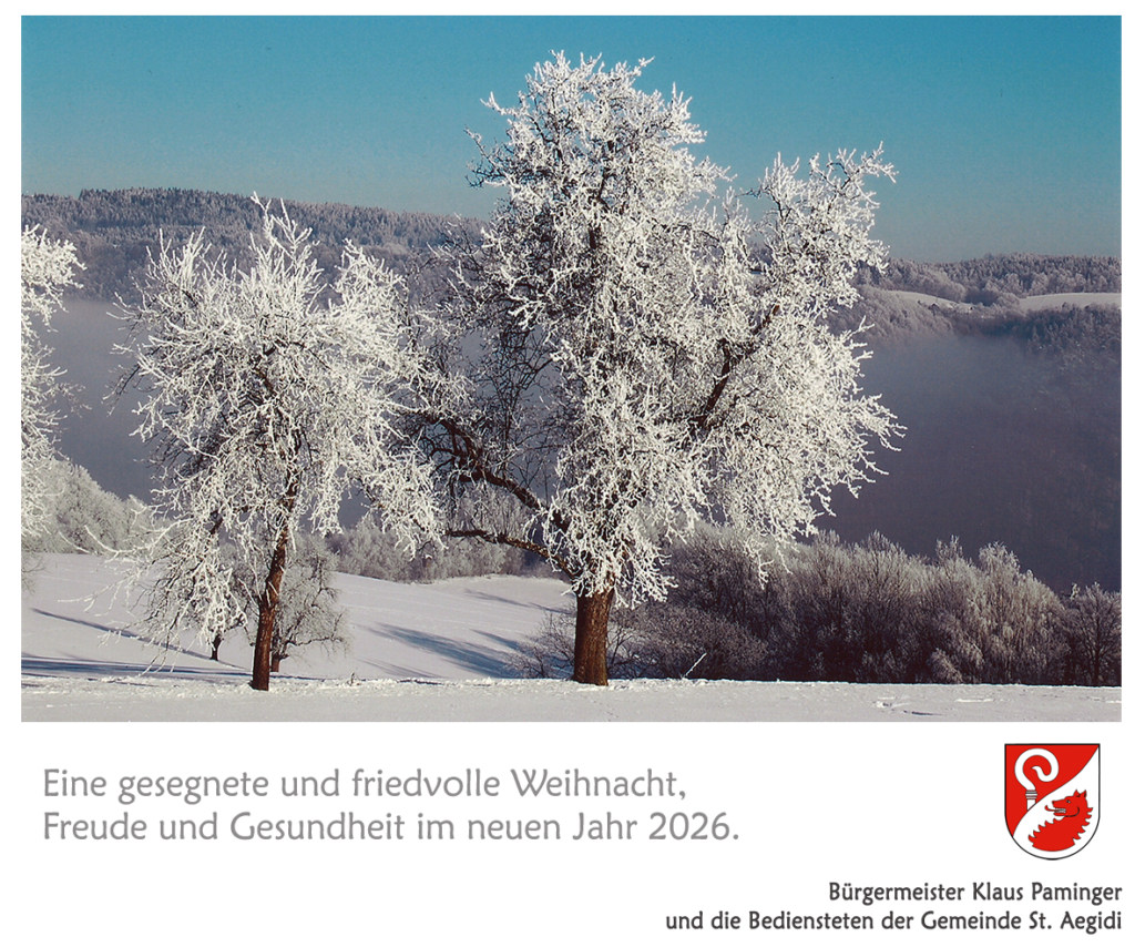 Weihnachtsgrüße 2026 Bürger
