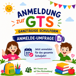 Grafik: Anmeldung zur ganztägigen Schulform (GTS)