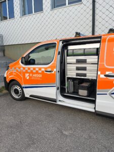 Bott-System mit Halterungen und div. Werkzeug